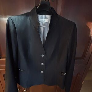 Tahari 2 Piece Denim Suit